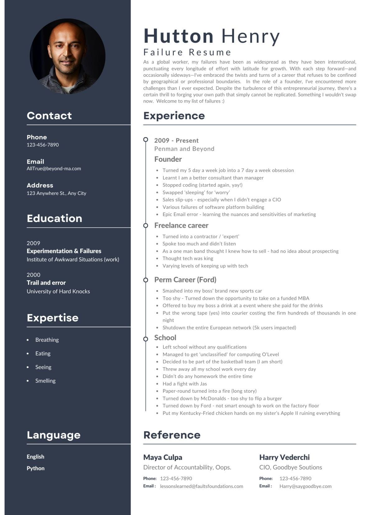 The Power of a Failure Resume in Tech Due Diligence